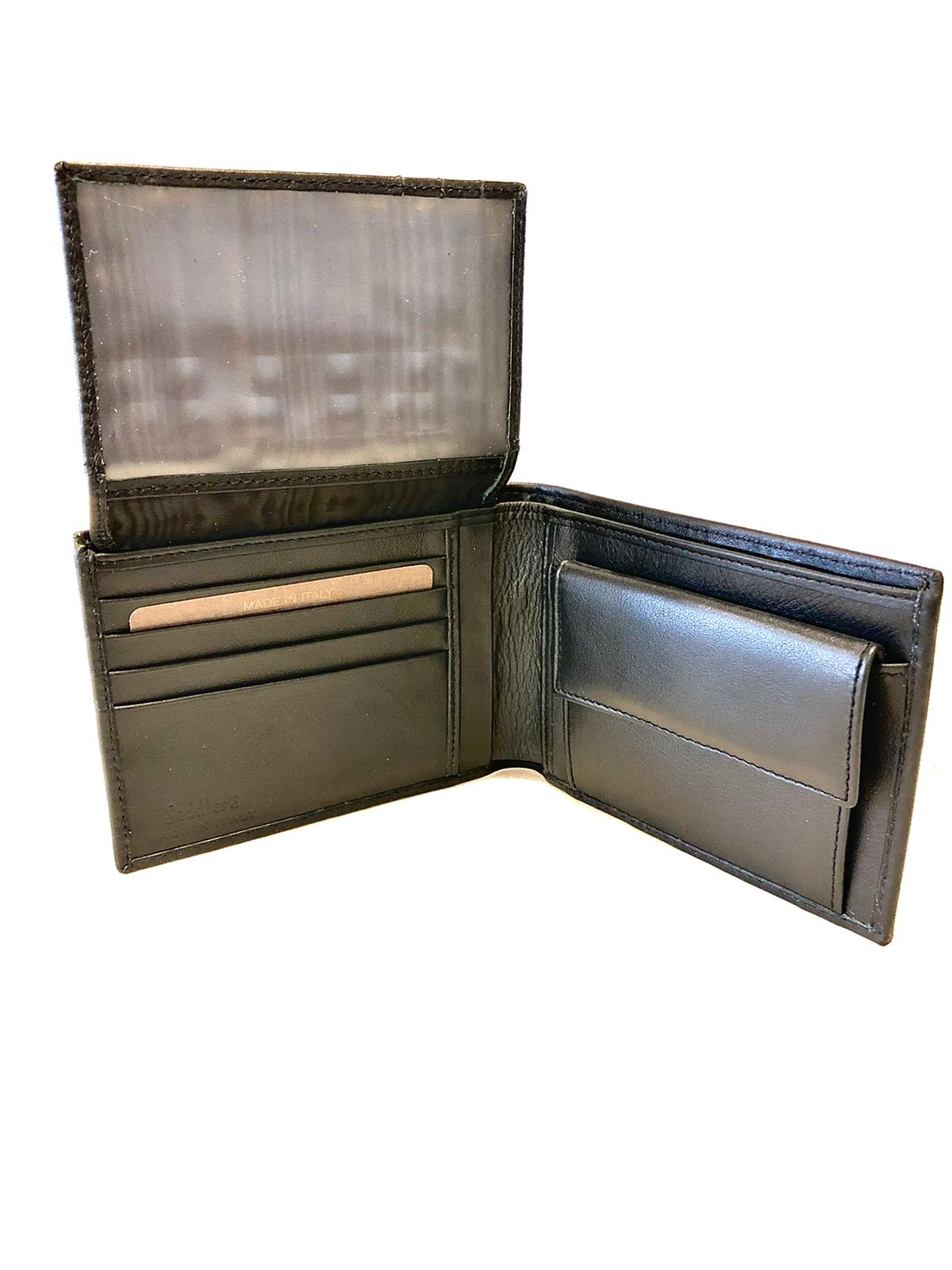 Portafoglio In Vitello Pieno Fiore Con Porta Monete